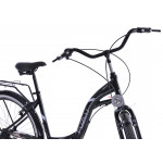 Mestský bicykel Fuzlu Dakota 28" 7prev. hliníkový čierny (9005)